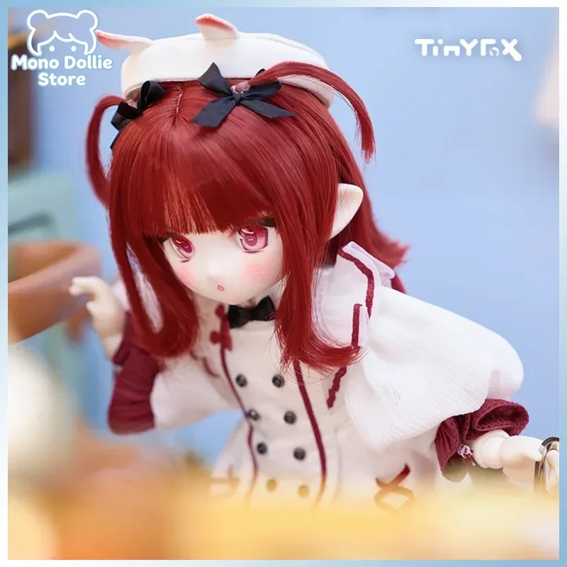 Official Tinyfox Doll Octopus Chef Piercy 1/6 Scale Mjd Movable Joint Doll Bjd 2d Doll Collect Model Full Set Birthday Xmas Gift