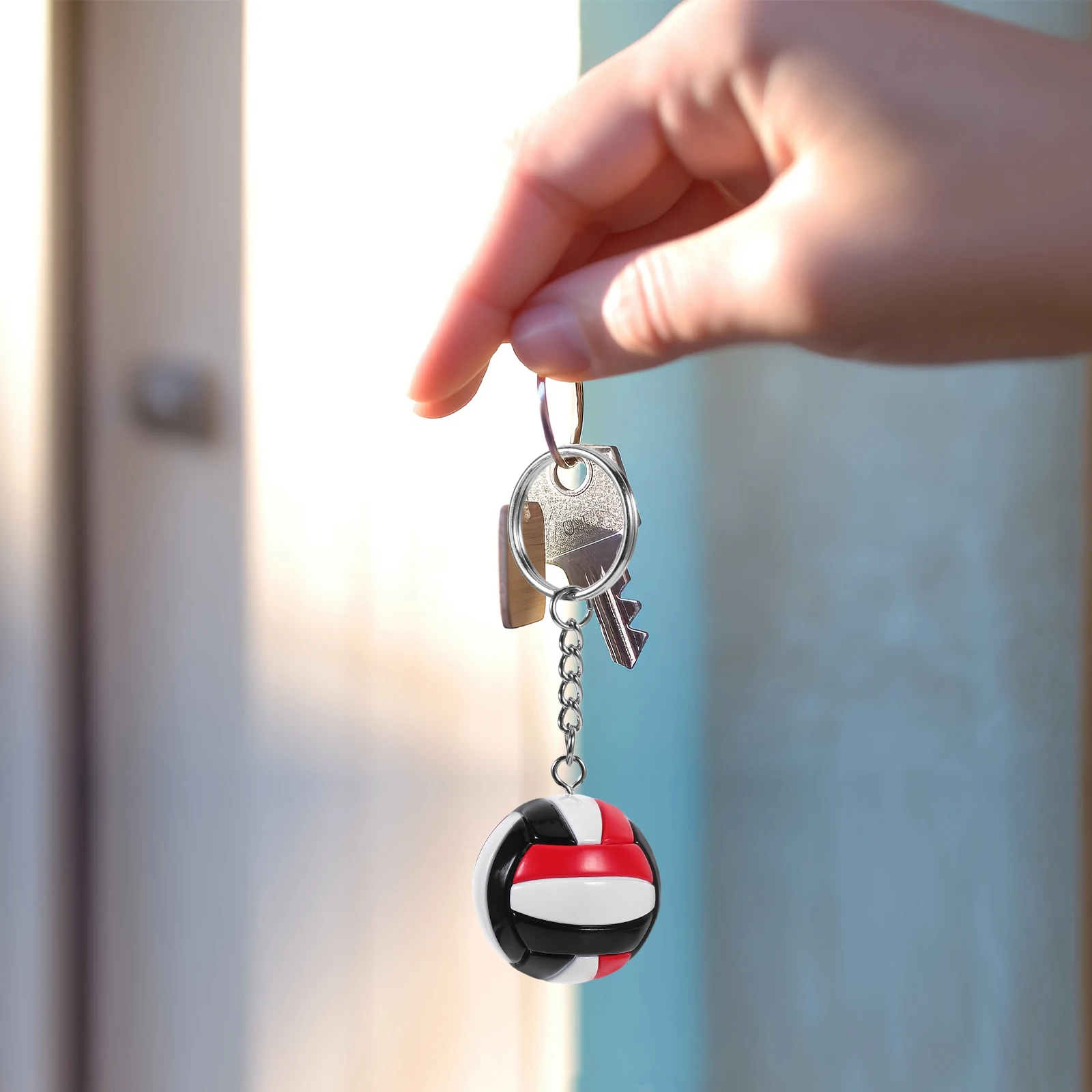 

Volleyball Keychain Backpack Charms for Boys Ornament Keychains Backpacks Bag Kids Carnival Pendant Accessories Teens Student