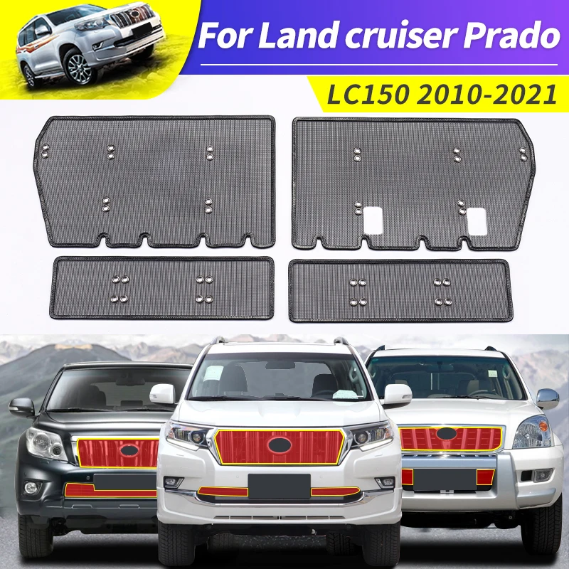 2003-2021 for Toyota Land Cruiser Prado 150 120 Fj150  Water Tank Anti-Mosquito Sand Grille Grille Modification Accessories