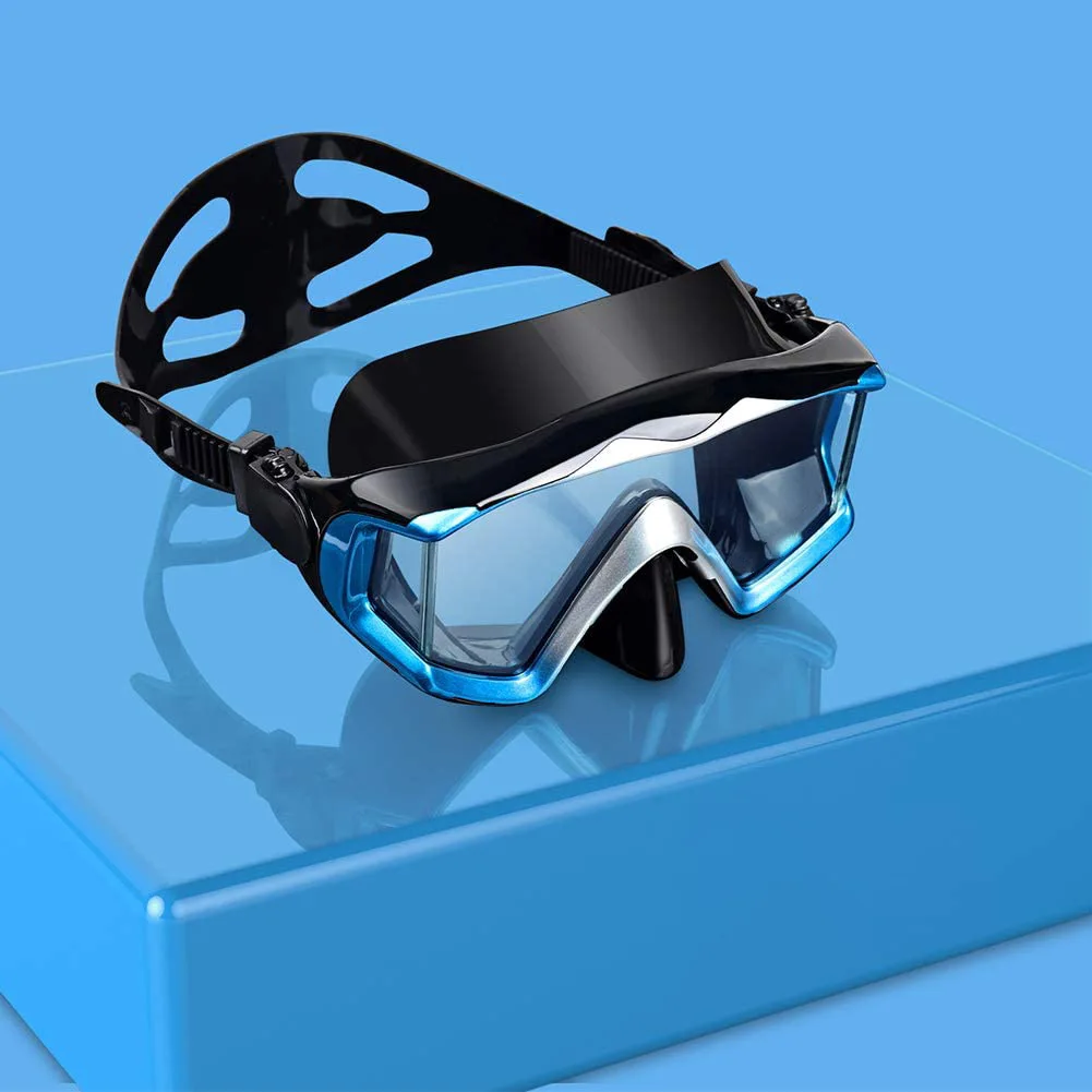 Snorkel Diving Goggles Panoramic Scuba Diving Goggles Adult Youth Panoramic Swim Goggles With Nose Cover For Diving Snorkeling