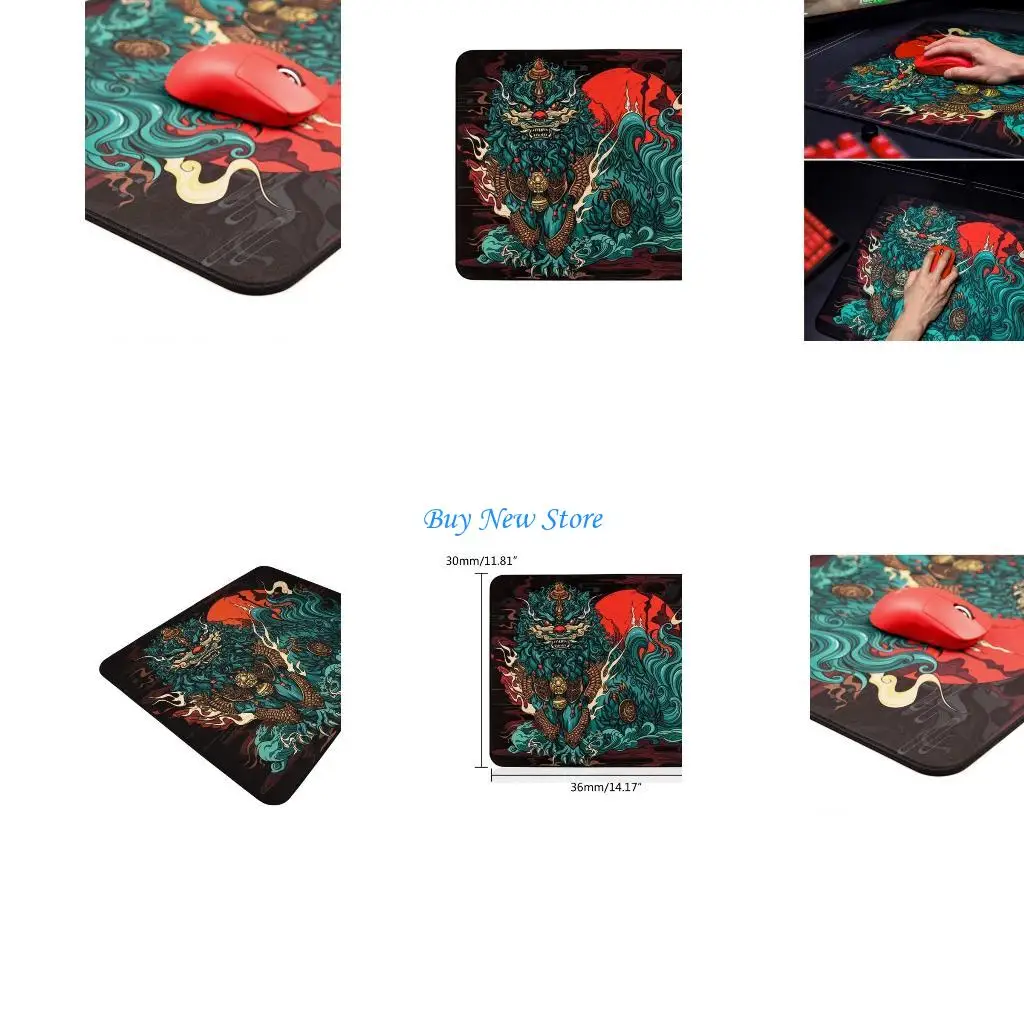 

20CE Large Gaming Mouse Pad w/ Non-Stitched Edges Mousepad Bulk Non-Slip Rubber Base