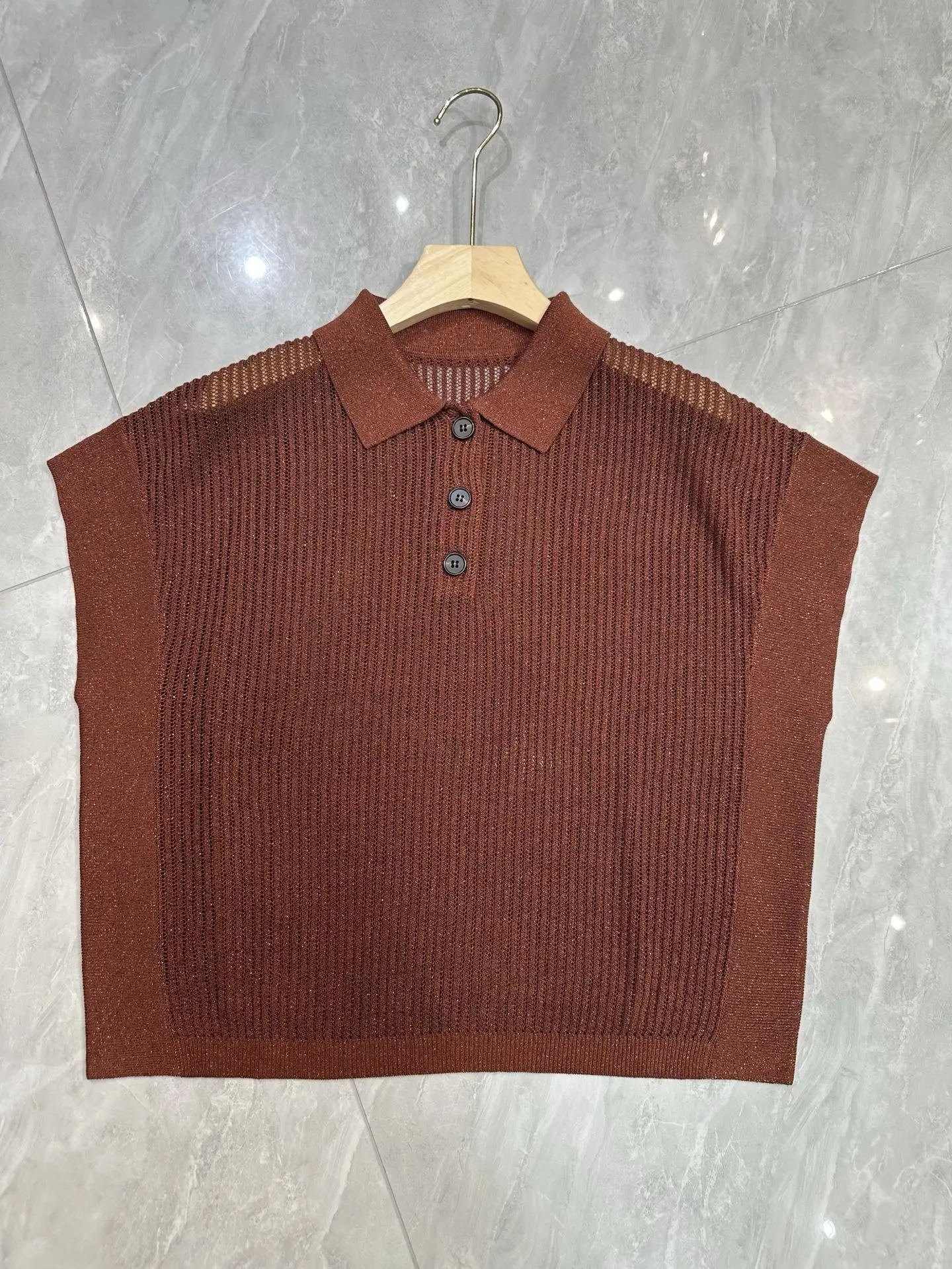 

Новая женская повседневная свободная вязаная кофта с ажурными узорами в серебристую полоску, стройнящая фигуру