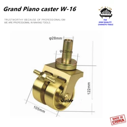 Piano tuning tools accessories high quality Grand Piano caster W-16 Piano repair tool parts