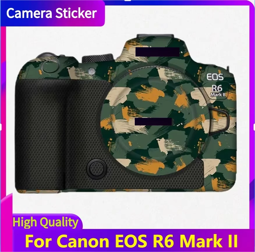 Canon EOS R6 Mark II 카메라 스티커 보호 스킨 데칼 비닐 랩 필름 안티 스크래치 보호기 코트 R62 R6M2 R6 II Mark2