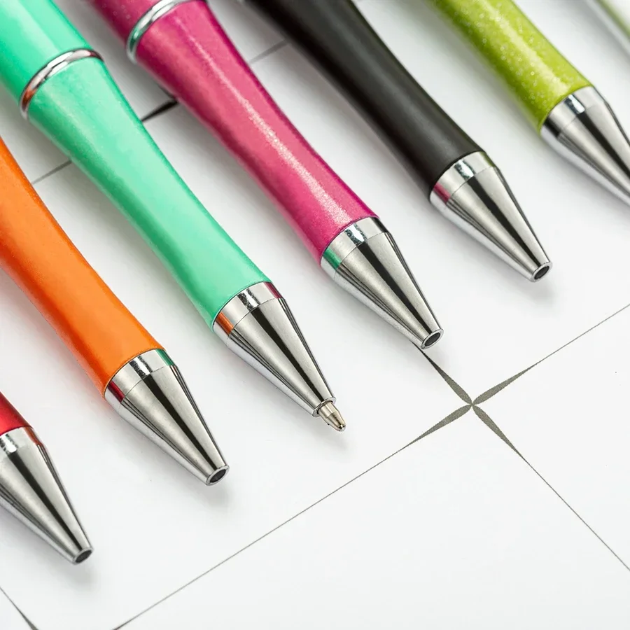 10 Stück gemischte Perlen-Kugelschreiber, kreativer Perlenstift, Hochzeit, Party, Gastgeschenk, Gast, Weihnachtsdekoration für Zuhause – Detail 3