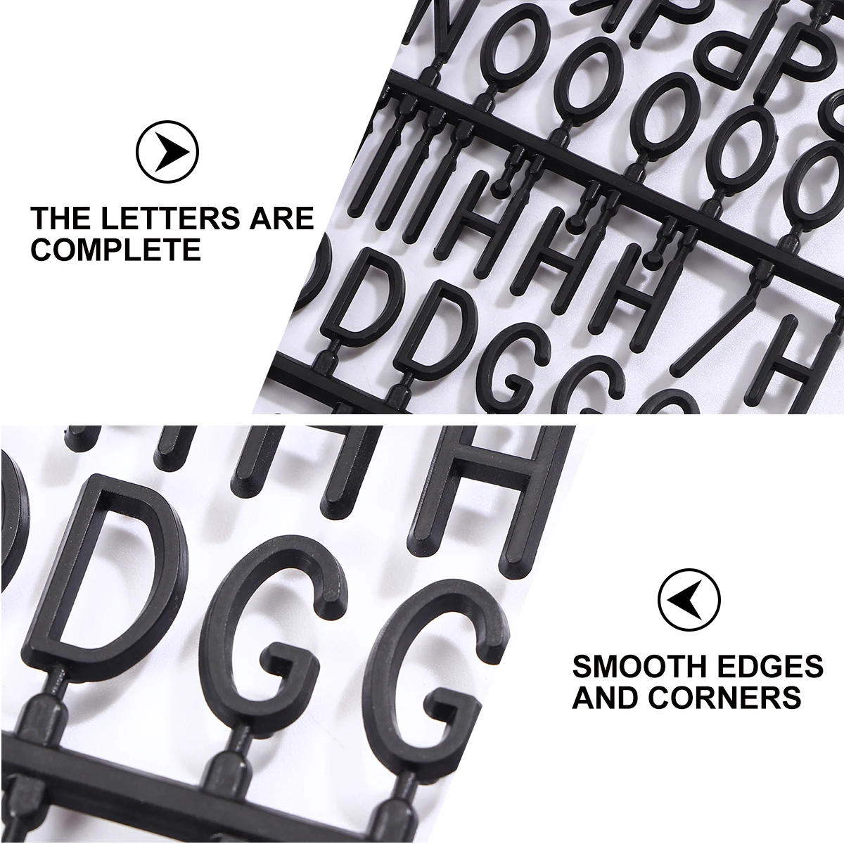 Plastic Board Letters Numbers Large Colored Symbols for Convertible Felt Letter Board Message Display Accessories