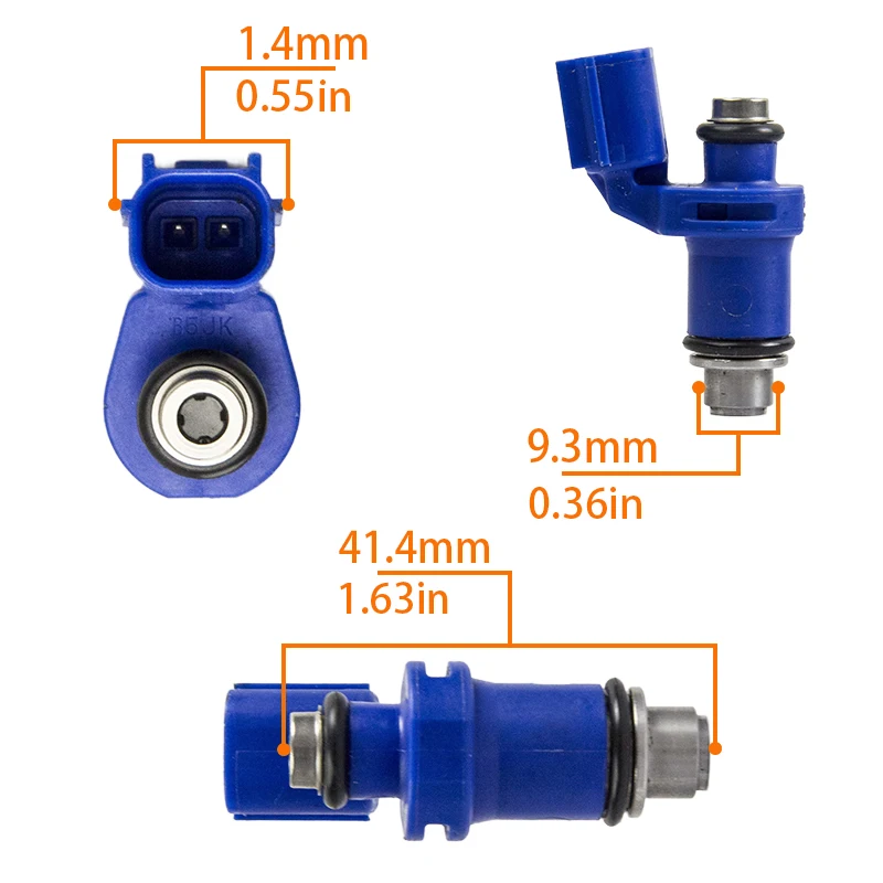 For Yamaha Mio I 125/Mio M3/Mio Z/Soul Gt/Fino/X-Ride/Beat Fi/Xrm125 Fi/Mio Soul I 125 2PH-E3761-00 4 Holes Fuel Injector Nozzle