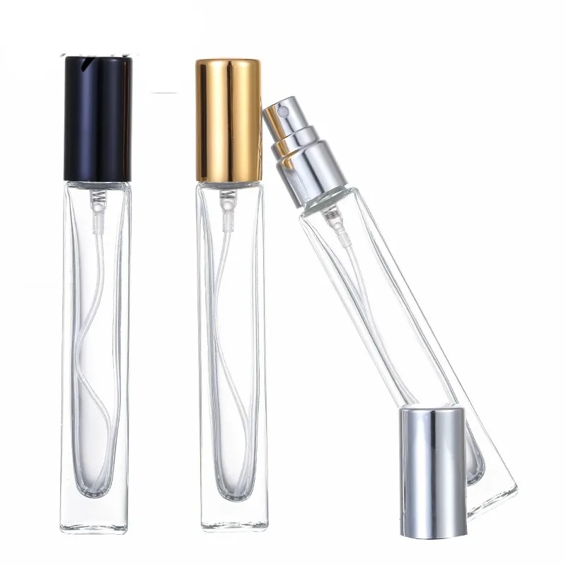 10ml Empty Perfume Bottle Travel Portable Glass Spray Bottle Exquisite Cosmetic Sample Vials Liquid Container Atomizer