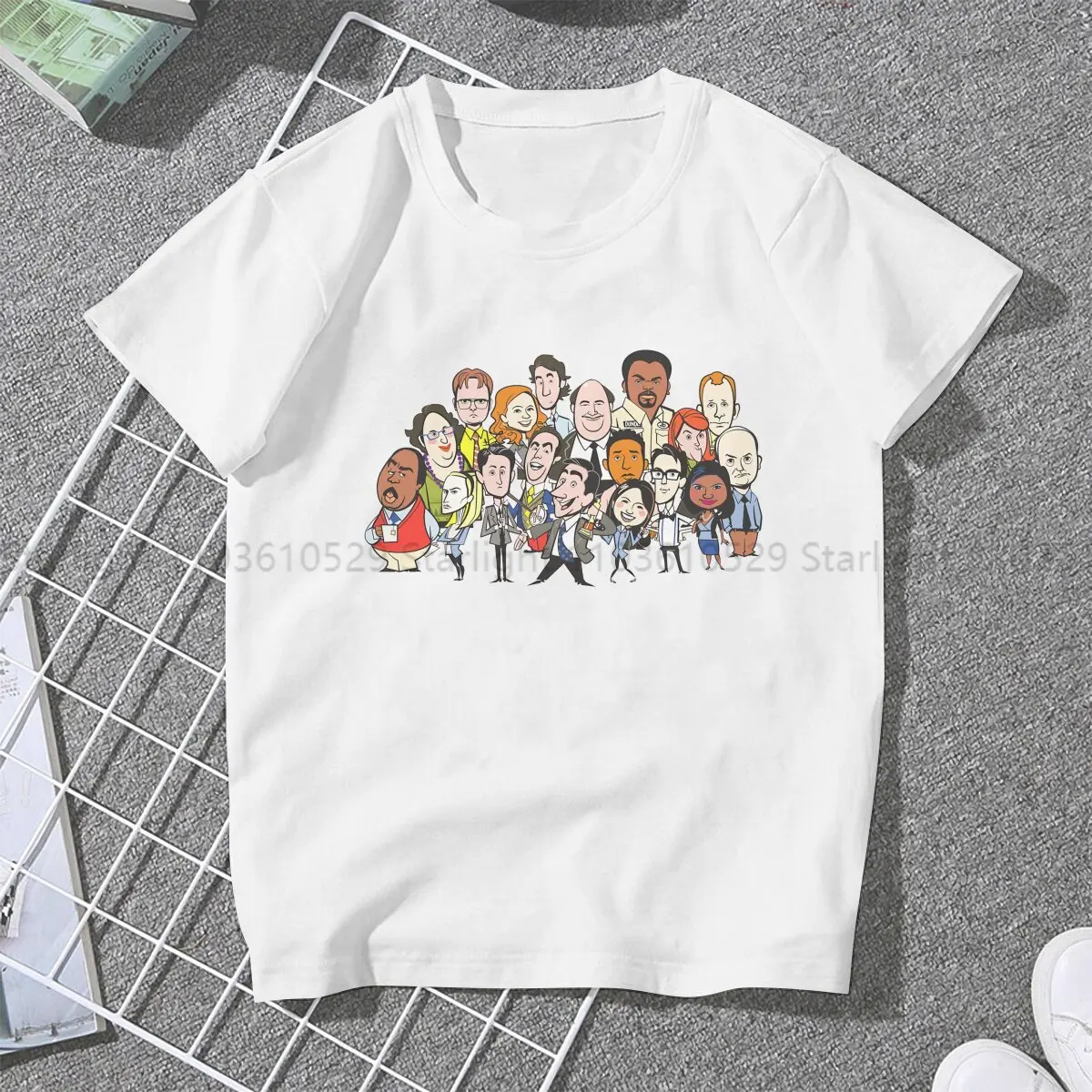 Cast Women's T Shirt The Office Girls Tees Harajuku Polyester Tops Basic Tshirt y2k Hipster