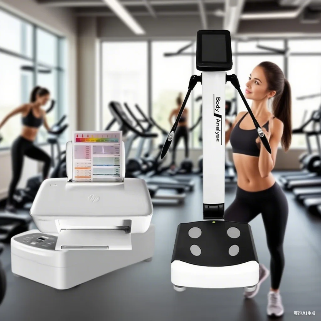 

New Intelligent Body Analyzer Health Height Weight Detection Full Body Quantum Analyzer Machine with Printer and Printing Paper