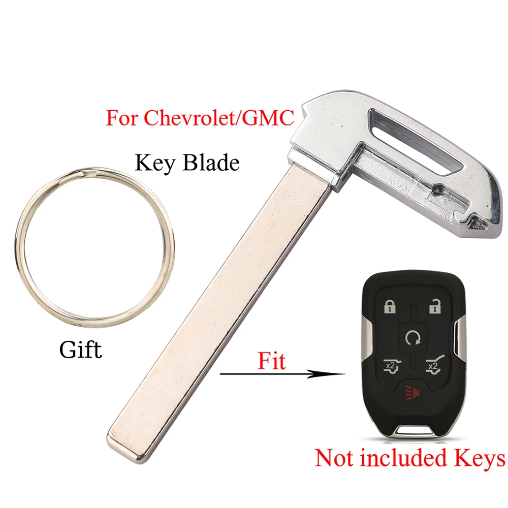 

Умный ключ-заготовка Jingyuqin для автомобиля, сменный корпус для автоключа Chevrolet GMC Terrain Acadia Sierra, подарочный брелок