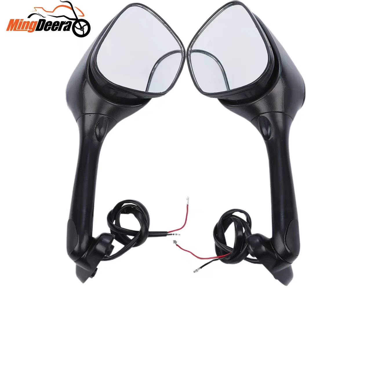 

Black ABS Rear View Mirror Amber Bulb Indicator for Suzuki GSX-R 600 750 1000 K5-K16 K6-L24