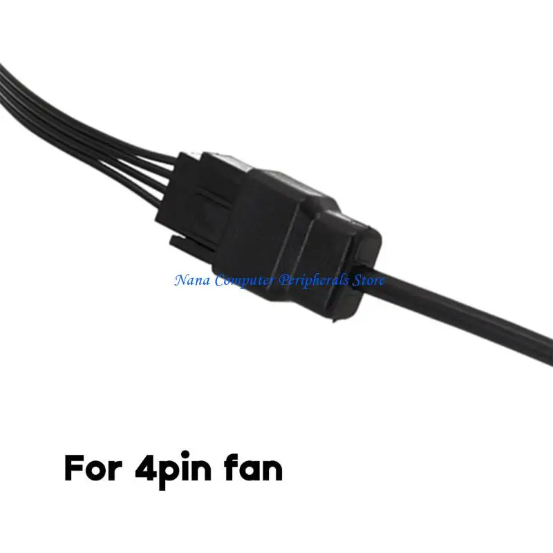 F68C 5V 4PIN ноутбук вентилятор Power Power Cable USB до 4PIN ПК кабель вентилятора USB для компьютерного процессора PWM