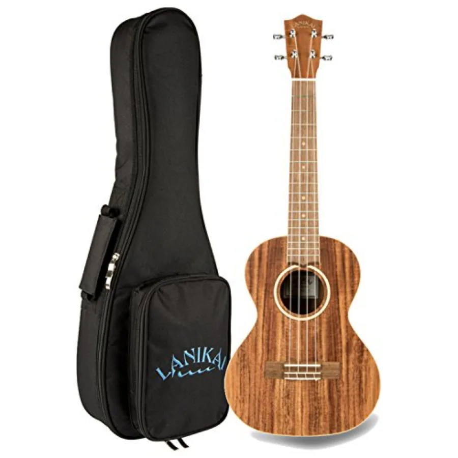 

Tenor ukulele for live performance, acacia top and body with rosewood fingerboard, natural finish, rich warm tone and excellent