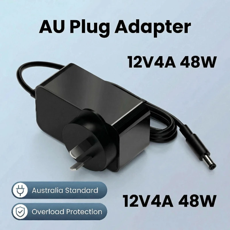 Australian standard 12V4A power adapter 48W 5.5MM*2.1MM 100-240V DC adapter