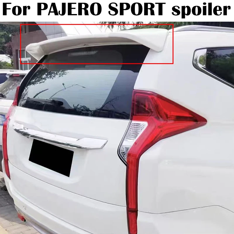 

For Mitsubishi Pajero Sport Roof Spoiler 2016 2017 2018 2019 2020 High Quality ABS Plastics Car Rear roof wings spoiler Airfoil