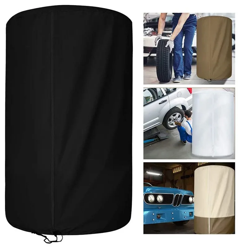 Oxford cloth automobile tire cover waterproof sunscreen wheel cover warehouse spare dustproof tire cover size: 73x110cm