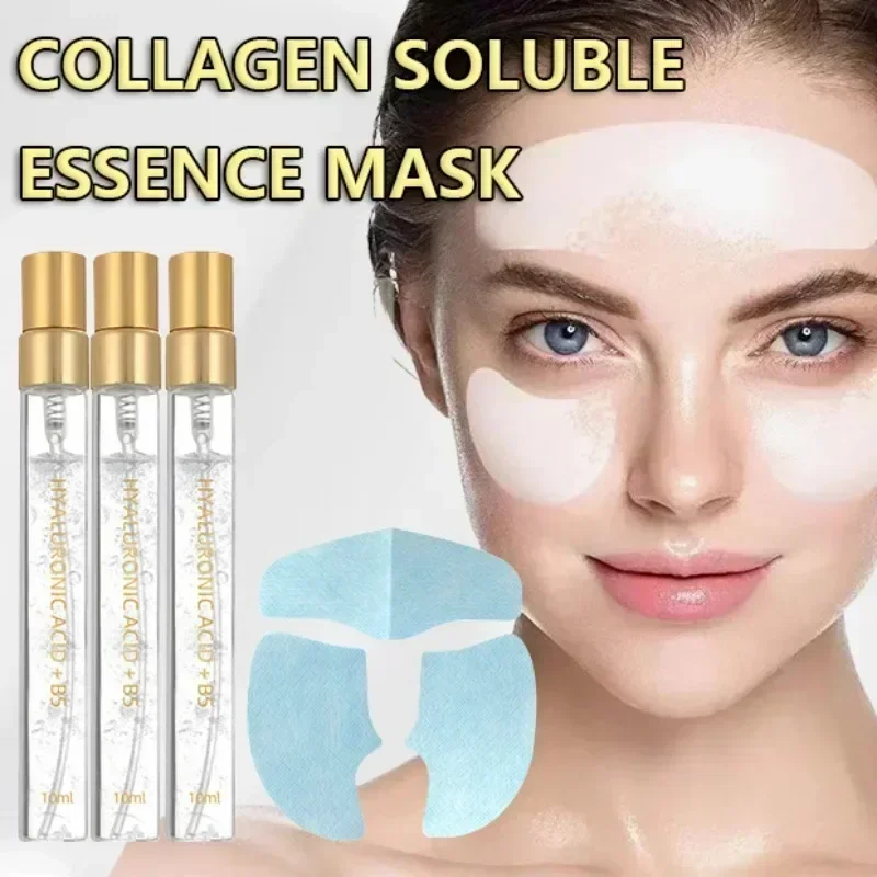 

Soluble Collagen Masks Anti-aging Essence Set Facial Filling Stickers Absorbable Forehead Mask Efficient Anti-wrinkle Serum