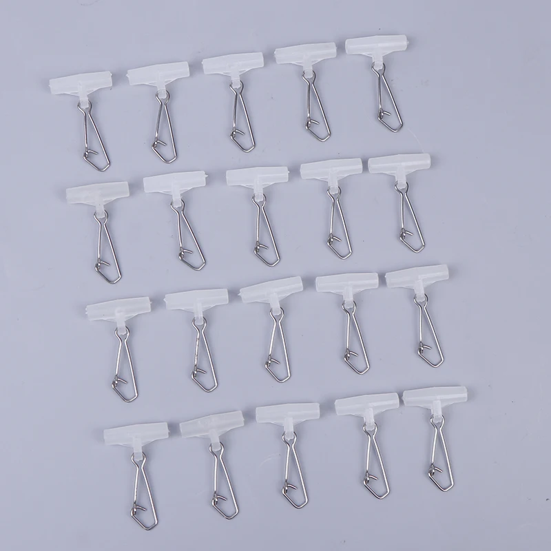 20pcs Fishing Line Sinker Slides Heavy Duty Sinker Slider Swivel With Duo Lock Hooked Snaps Saltwater Sinker Weights Connector