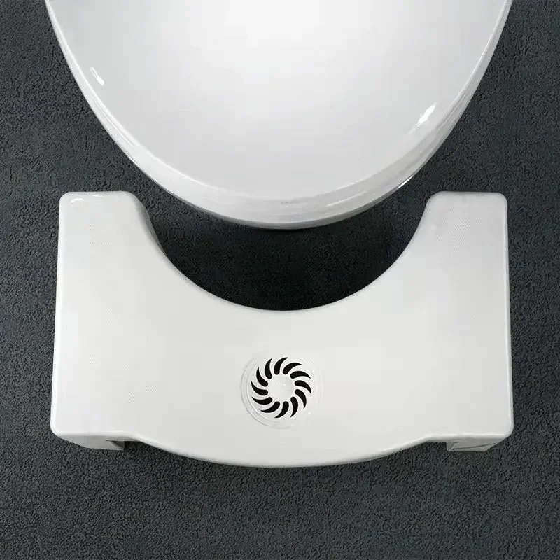 Squatting Toilet Stool Non-Slip Pad Bathroom Helper Assistant Foot seat Relieves Constipation Piles U-Shaped