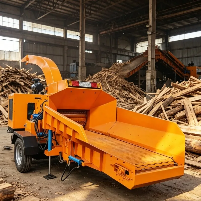 Manual Feed Wood Shredder for Hobby Farm Low Maintenance for Occasional Branch Shredding