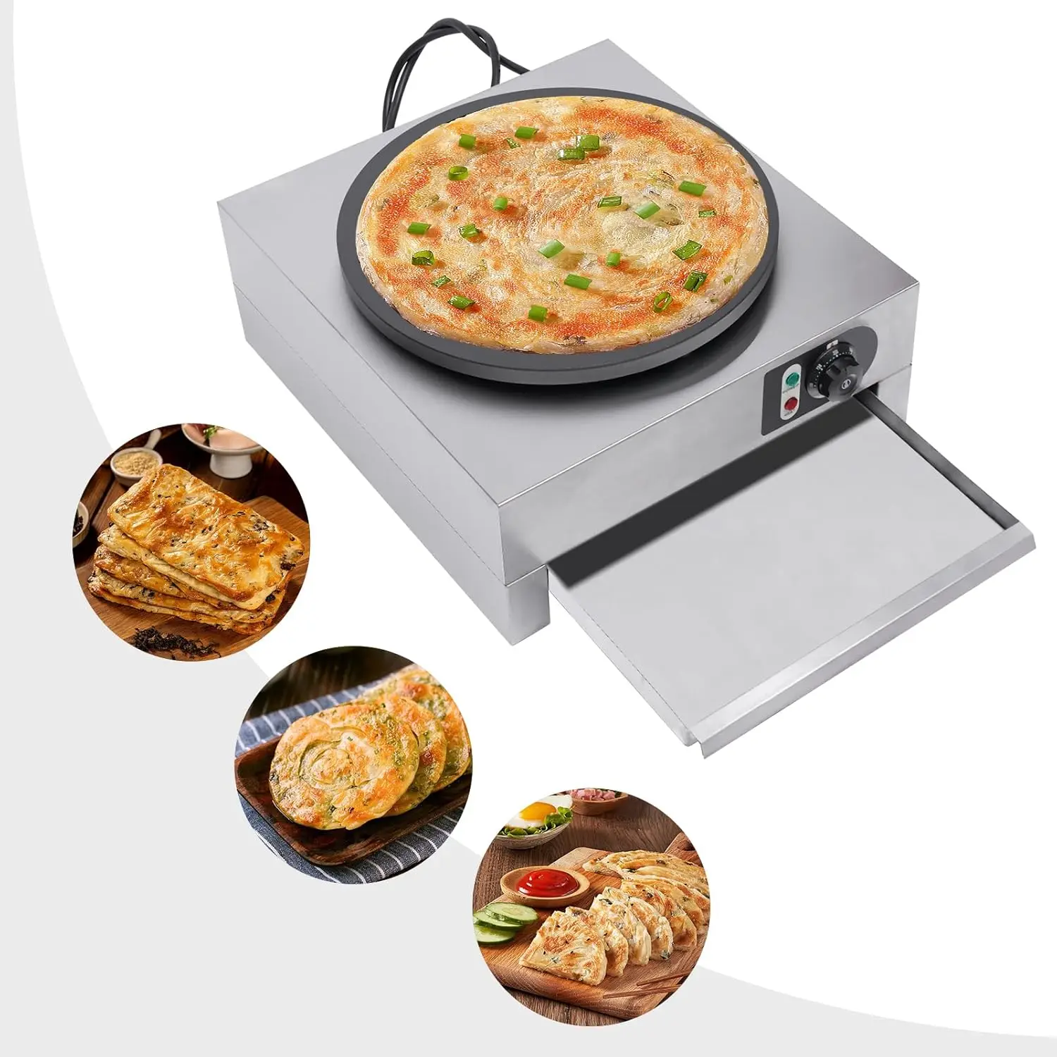 3000W Commercial Electric Crepe Maker Machine 16