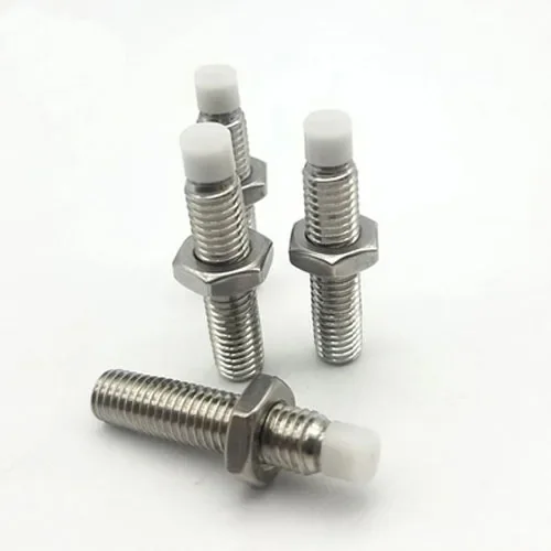 1pcs M10 Straight type Polyacetal Allen Stop bolt fixed Male end bolts Buffer screw replacement Hexagon socket type PUSS