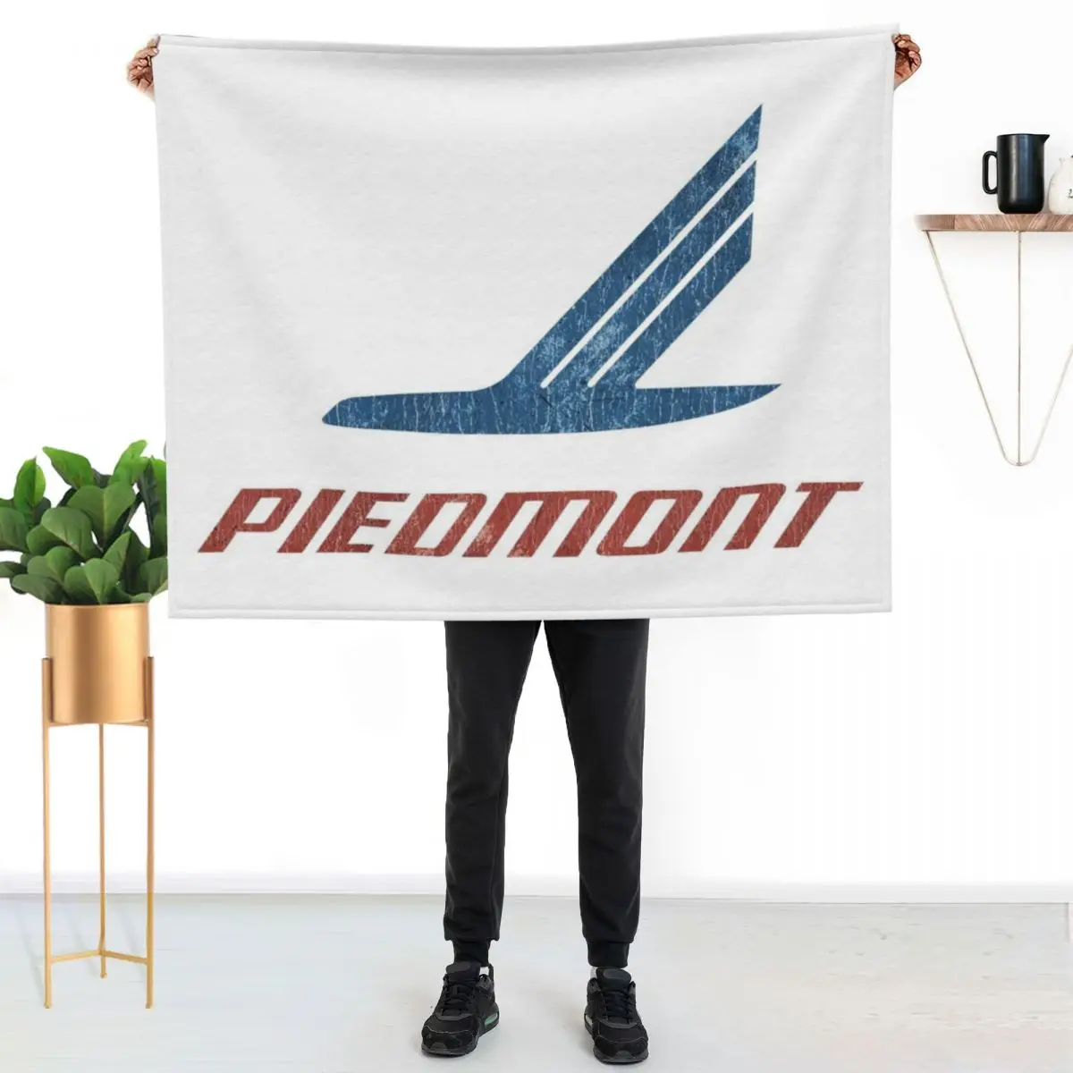 Airlines Logo Throw Blanket Warm Giant Sofa Thermals For Travel Luxury Designer Decorative Beds Soft Blankets
