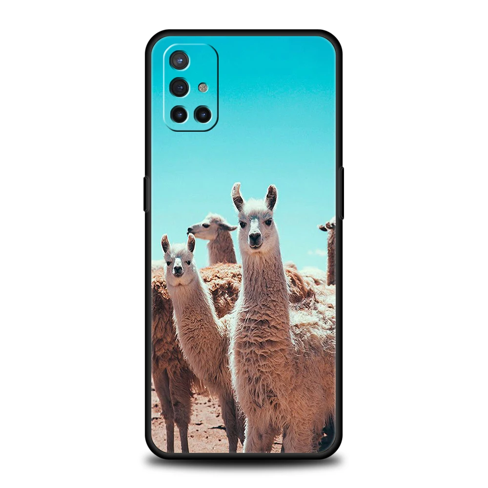 Lama Llama Alpacas Luxury Phone Case For Oneplus Nord N100 N200 N10 10 7 8 9 7T 8T 9R 9RT CE 2 Z Pro 5G Fundas Silicone Cover