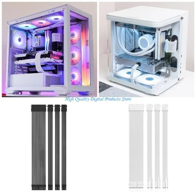 juego-cables-extension-alimentacion-para-pc-u2je-trenzado-suave-18awg-1-placa-base-24-pines-1-cpu-8-pines