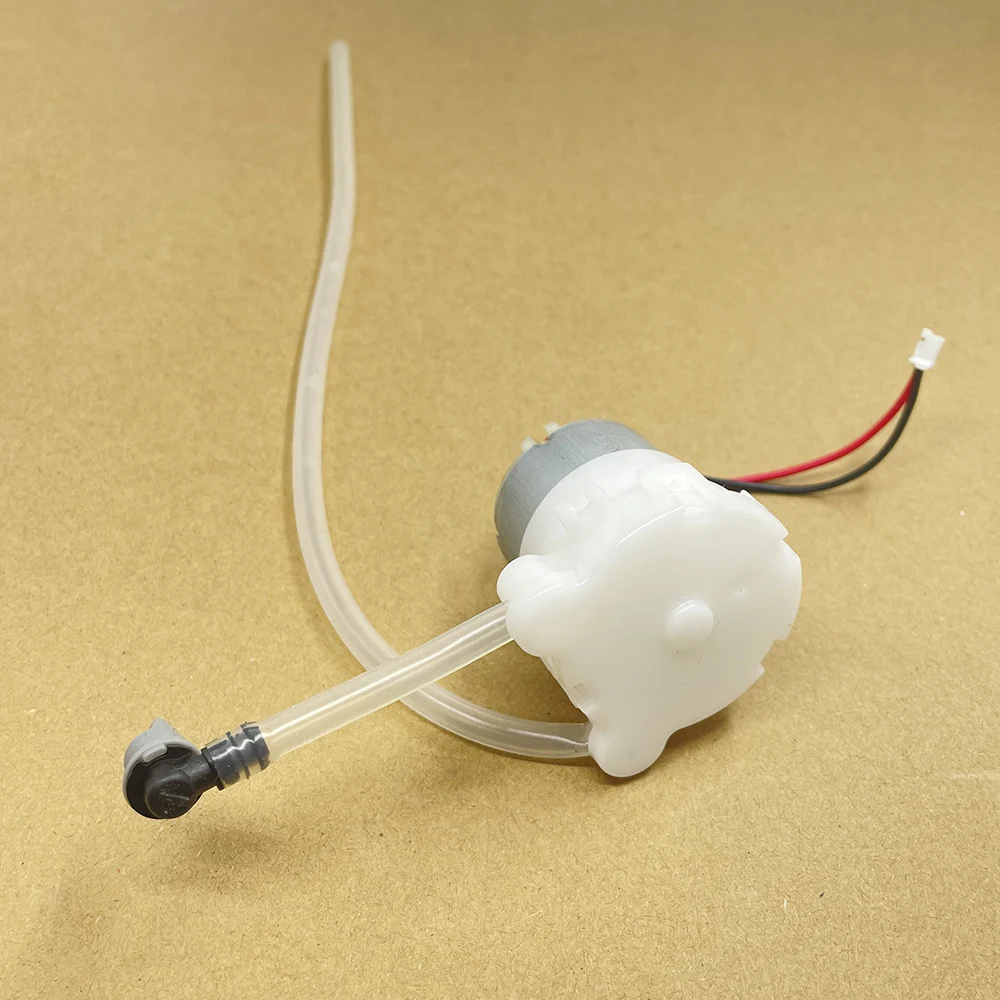 Micro Peristaltic Pump DC 5V 6V Small Mini 500 Geared Motor Dosing Viscous Liquid Squeezing Water Pump for Lab Ink Sampling