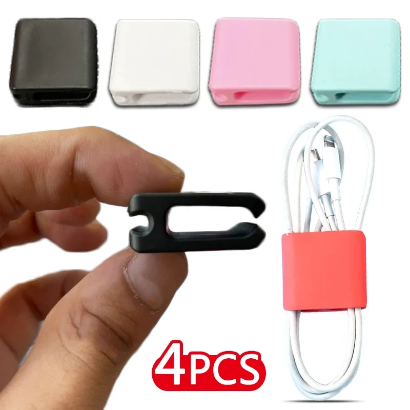 Universal Winder Wire Cable Organizer Bracket for Mobile Phone Headset Data Cable Winding Tie Buckle Portable Desktop Tidy Tools