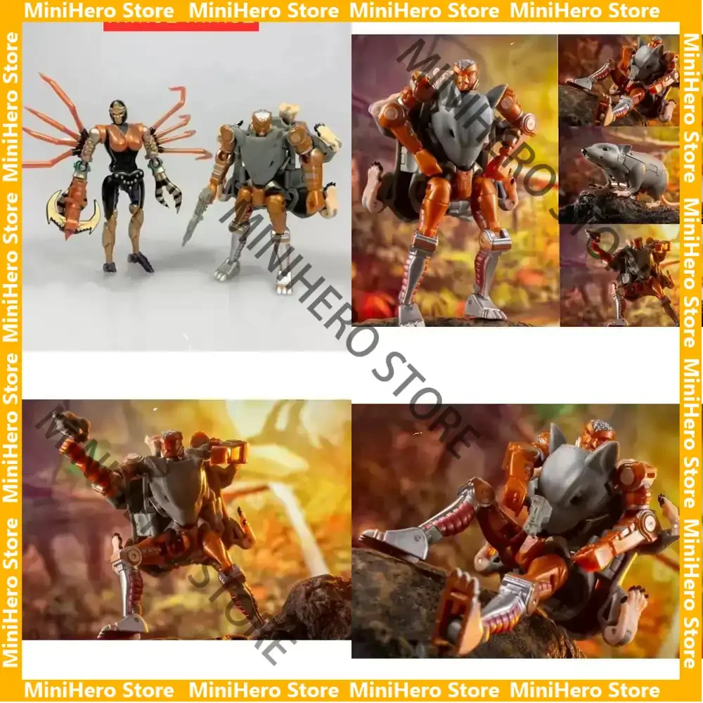 

В наличии: Оригинальная фигурка TE Mouse Widow Transformation MM001, коллекционная модель робота из сплава, масштаб 1/12