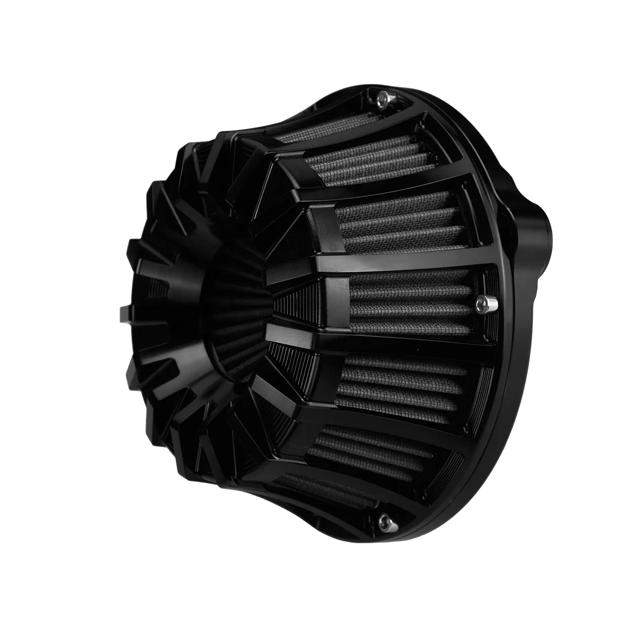 

STLF CNC Black Inverted Air Cleaner Intake Filter for Sportster XL883 Touring Road Glide Dyna Softail