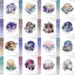 8cm Game Honkai Star Rail Yanqing Serval Kafka Bronya Dan Heng Cosplay Acrylic Figure Stand Model Plate Desk Decor Standing Sign