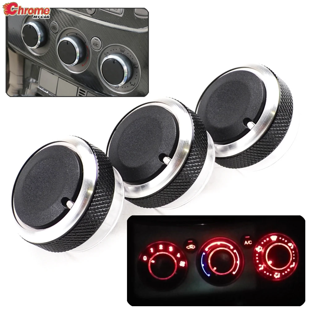 

For Ford Focus MK2 MK3 Mondeo MK4 S-Max MK1 C-Max MK1 MK2 2004 2005 2006 2007-18 Refitting AC Heater Button Switch Control Knob