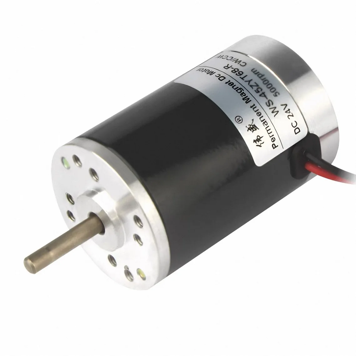25W Tubular Motor Electric Car Window Vending Machine DC 12V 24V Automation Equipment 16W 5*45MM Shaft High Speed Tool Motor