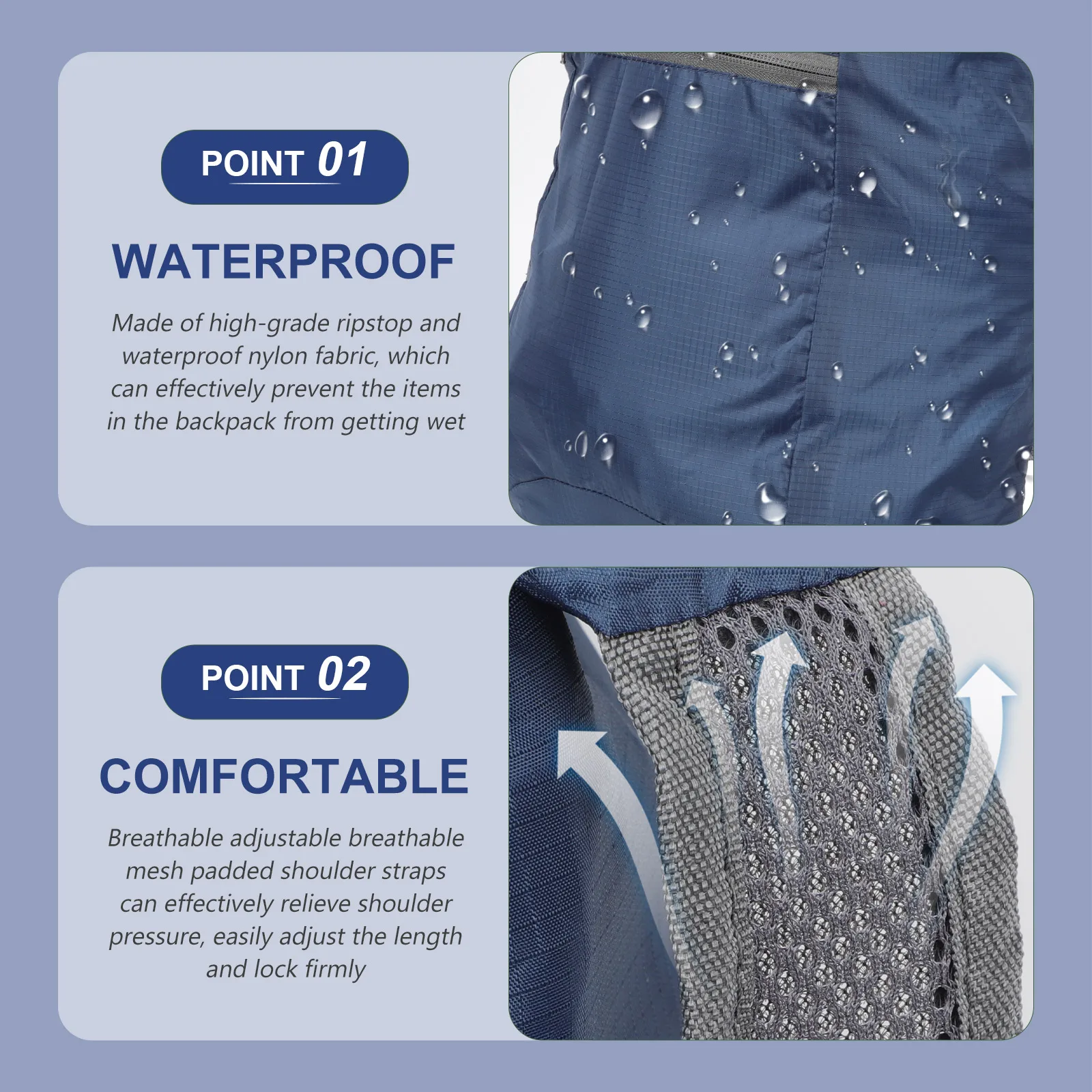 

Backpacks Portable Outdoor Sports Lightweight for Travel Big Size Men and Women