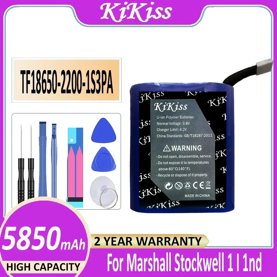 

5850mAh KiKiss Powerful Battery TF18650-2200-1S3PA for Marshall Stockwell Battery Batterij