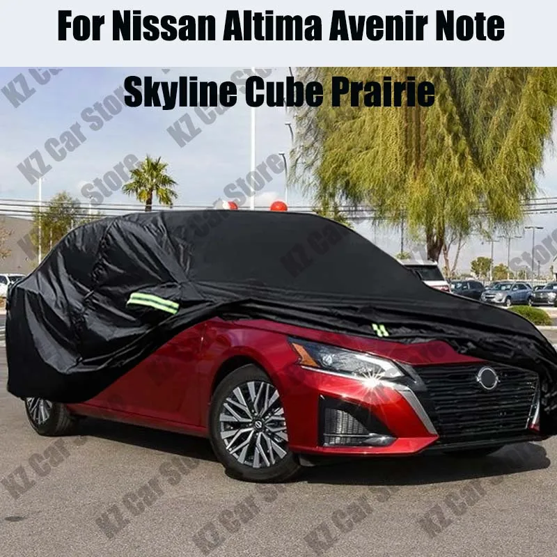 

Full Car Cover Outdoor Sun Snow Rain Wind Protection Auto Cover For Nissan Altima Avenir Note Skyline Cube Prairie