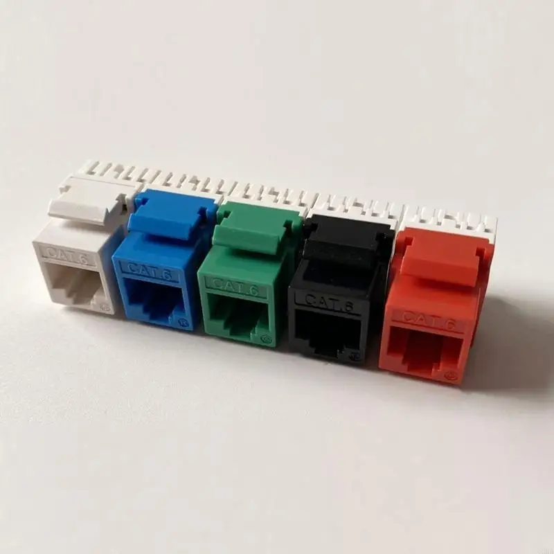 62ka 5pcs Cat6 сетевой модуль Информация о сокете RJ45 Адаптер разъема Keystone разъем Keystone