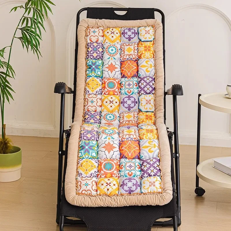 Lounge Chair Non Slip Cushion Office Nap Waist Protection Backrest Integrated Machine Washable Foldable Lazy Chair Cushion