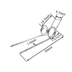 FINEWE niestandardowa średnica drutu 1.0mm ocynkowana sprężyna ze stali sprężynowej do DIY mechaniczna