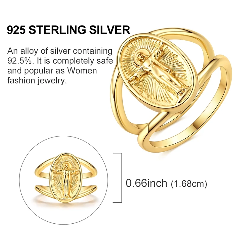 925 Sterling Silver Star Sky Ring