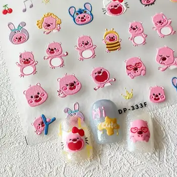 Miniso nové 5D reliéfní samolepky na nehty Harry Potter kreslené samolepky Pokémon na nehty samolepky Snoopy potřeby na nehty anime samolepky 12 nejlepší prodej Samolepka na nehty s motivem Harryho Pottera - №1