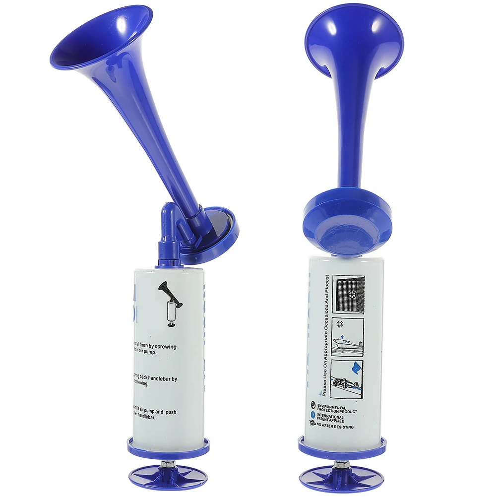 

2 Pcs Air Horn Horns for Sports Sporting Events Emergency Blue Pump Party Child