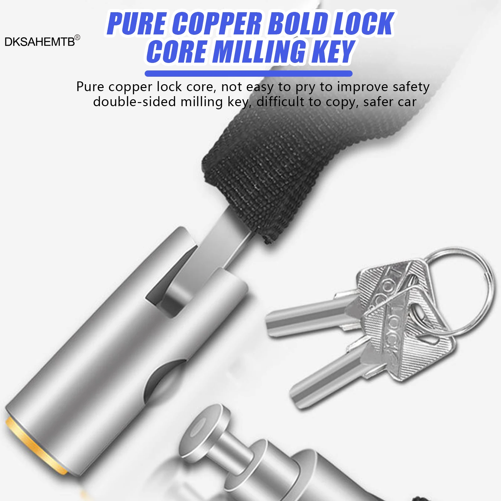 

Universal Motorcycle Chain Lock Heavy Duty Security Cable With Keys For Outdoor Parking Protection Cycling Riding Accessories