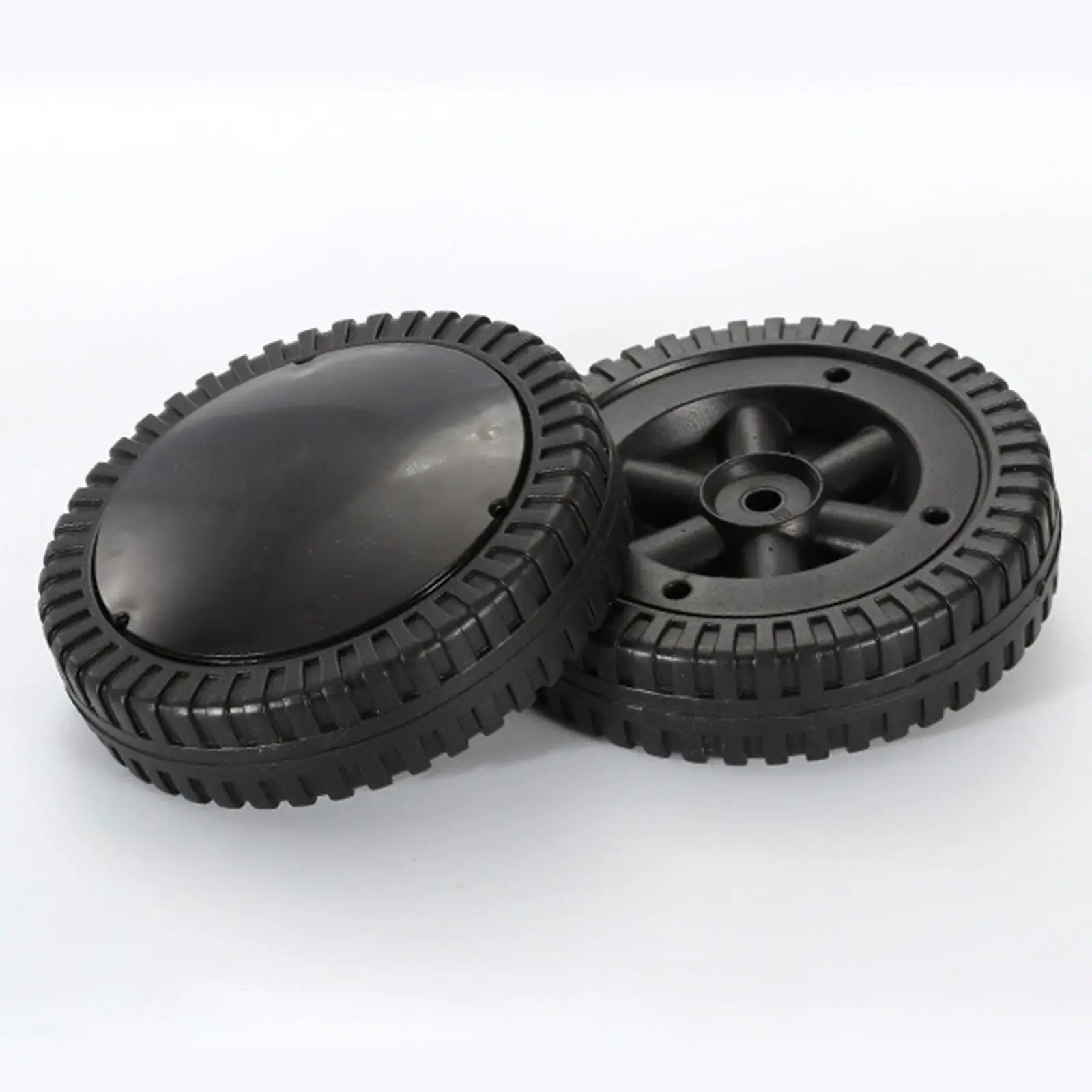 2 Pieces BBQ Grill Wheels Caster Wheel for Most Grills BBQ Grills Accessory