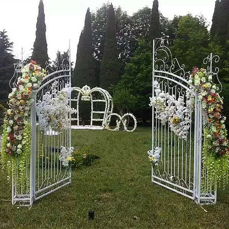 

Free shipping new wedding flower gate, happiness gate, arch frame, welcome guests, outdoor wedding iron props,