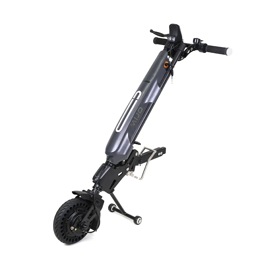 Coofull Mijo MT08  Brushless DC Motor Plug-In Power Wheelchair Attachment Handbike Aluminum Alloy Removable Battery 35km Range view 3